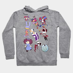 the amazing digital circus characters collection Hoodie